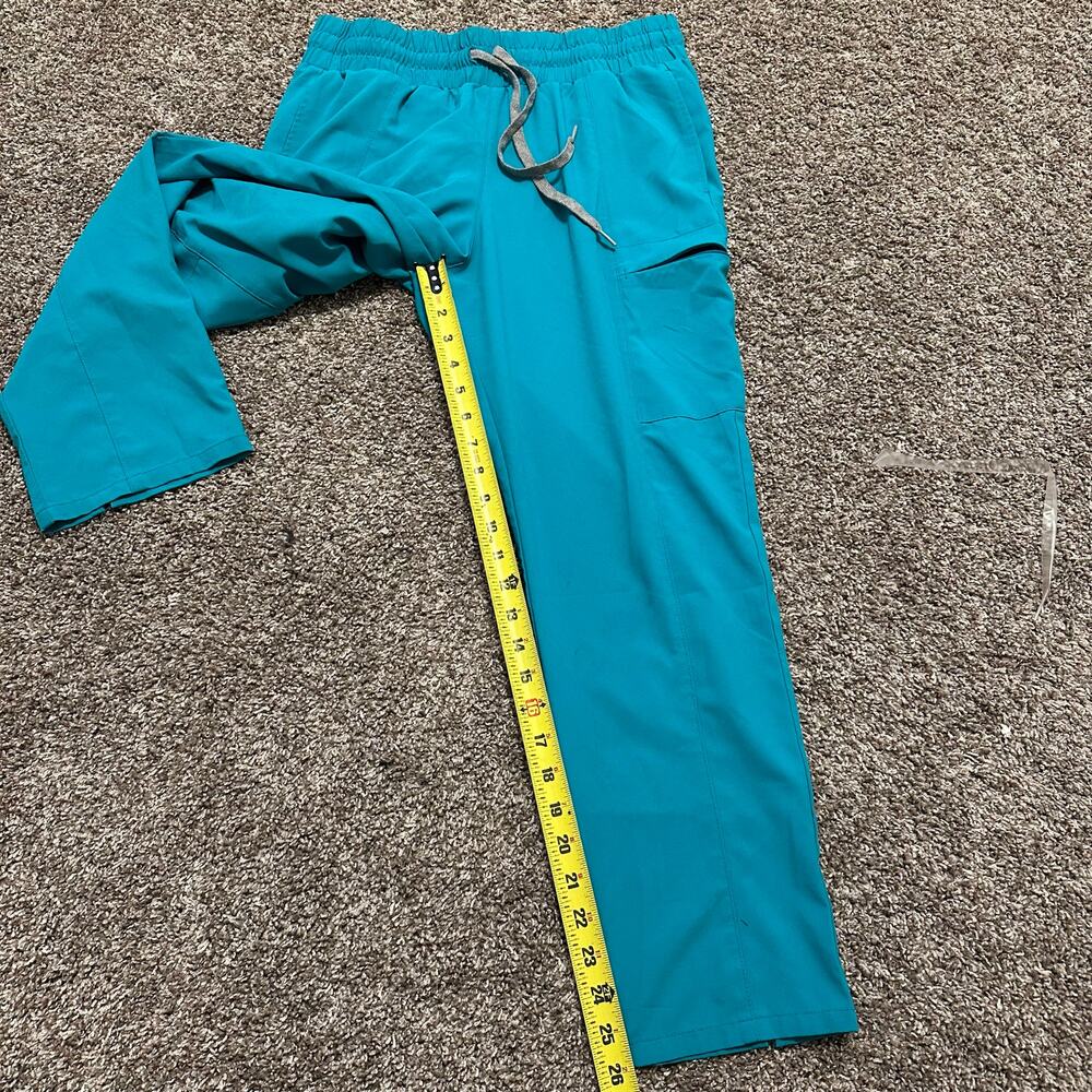 WONDERWINK Women's High Waist Slim Leg Pant 5334 Size MP In Teal Blue - Picture 5 of 13
